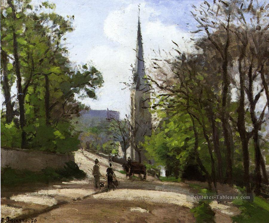 église st stephen s lower norwood 1870 Camille Pissarro Peintures à l'huile